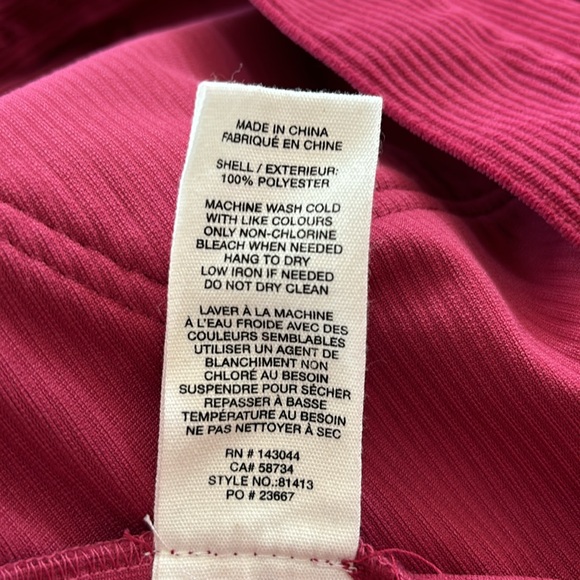 Avec Les Filles Anthro Cropped Corduroy Jacket S Shacket coat Raspberry pink Red - Picture 7 of 14